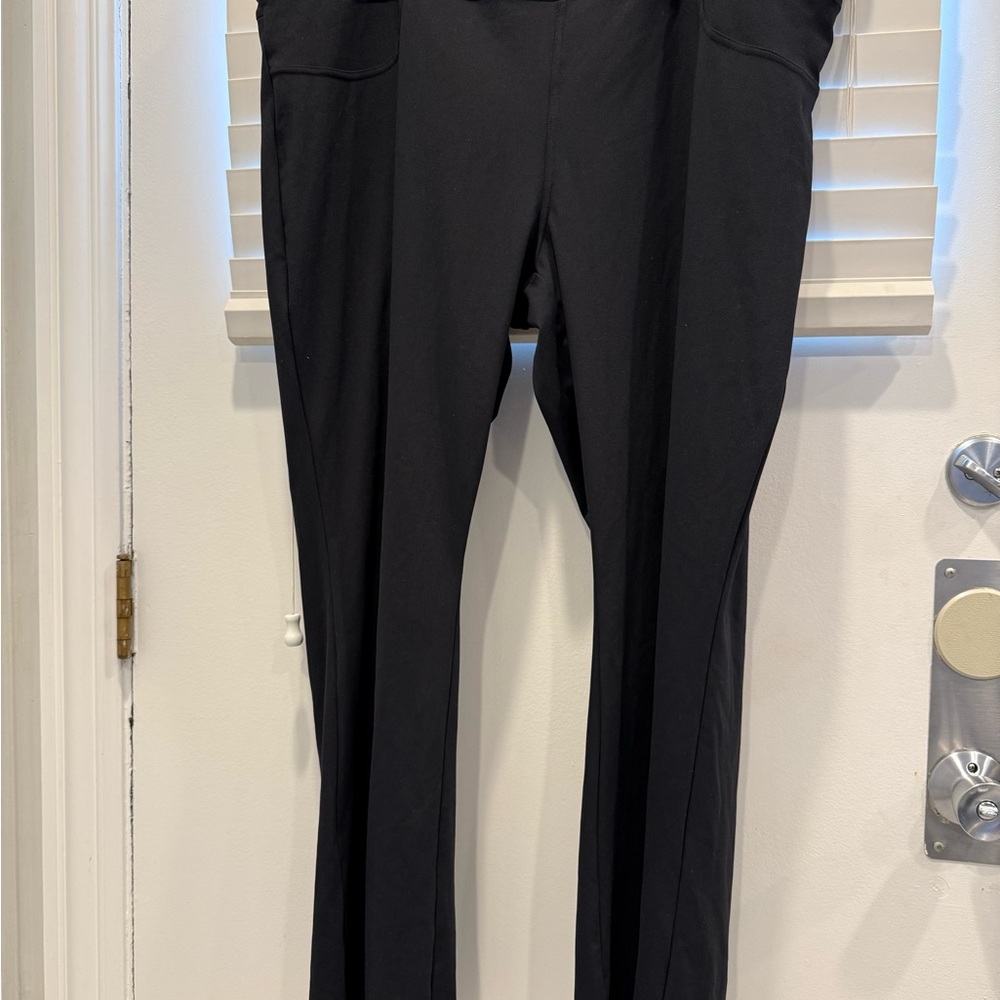 NWT HALARA Black Boot Cut Flare Pants - Picture 4 of 9